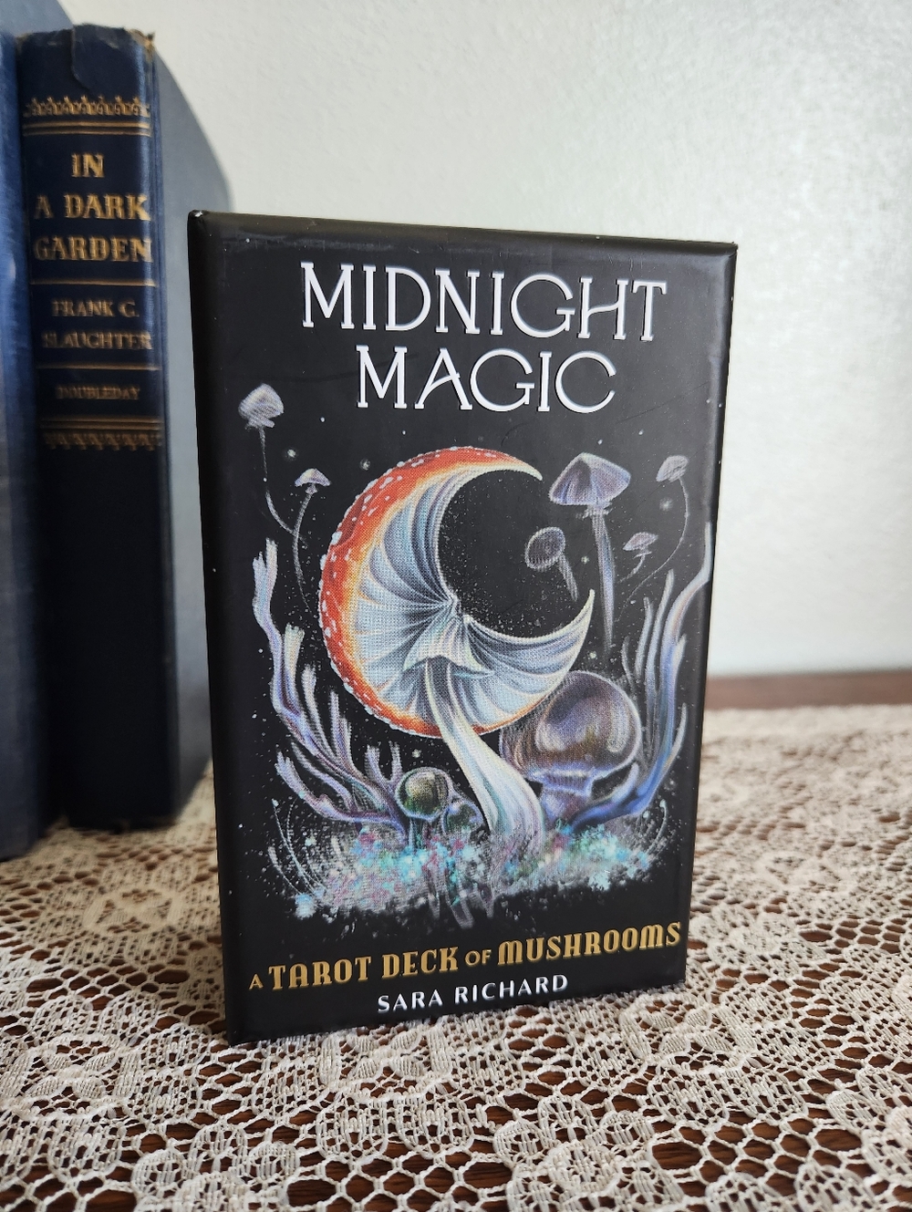 Midnight Magic Tarot Deck of Mushrooms - By Sara Richards